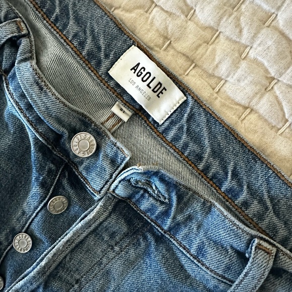 AGOLDE Riley Straight High Rise - Picture 4 of 9